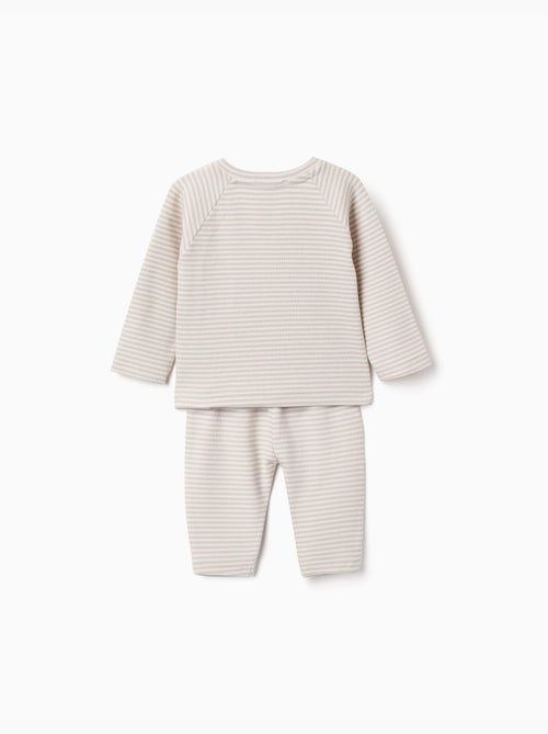Set a righe con maglia a manica lunga e pantaloni - Kiabi Set a righe con maglia a manica lunga e pantaloni - Kiabi