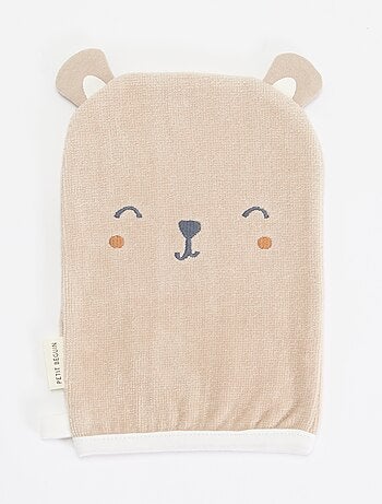 Set accappatoio a poncho + guanti - 2 pezzi