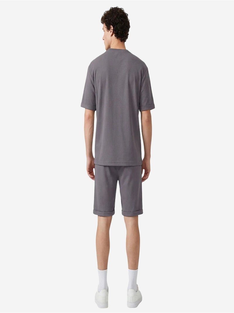 Set active da uomo in misto cotone tommy Grigio nero - Kiabi