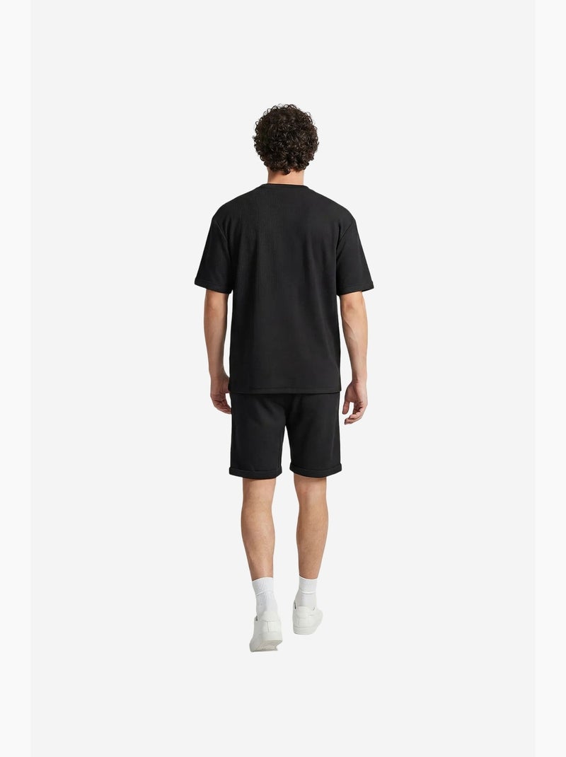 Set active da uomo in misto cotone tommy Nero - Kiabi