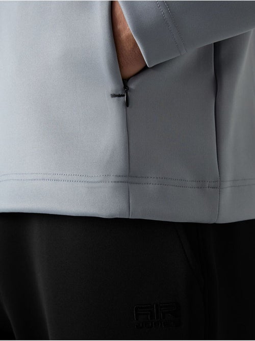 Set active da uomo in scuba di poliestere con collo con zip tommy - Kiabi