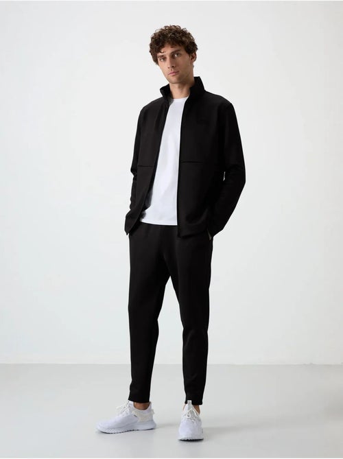 Set active da uomo in scuba di poliestere con collo con zip tommy - Kiabi