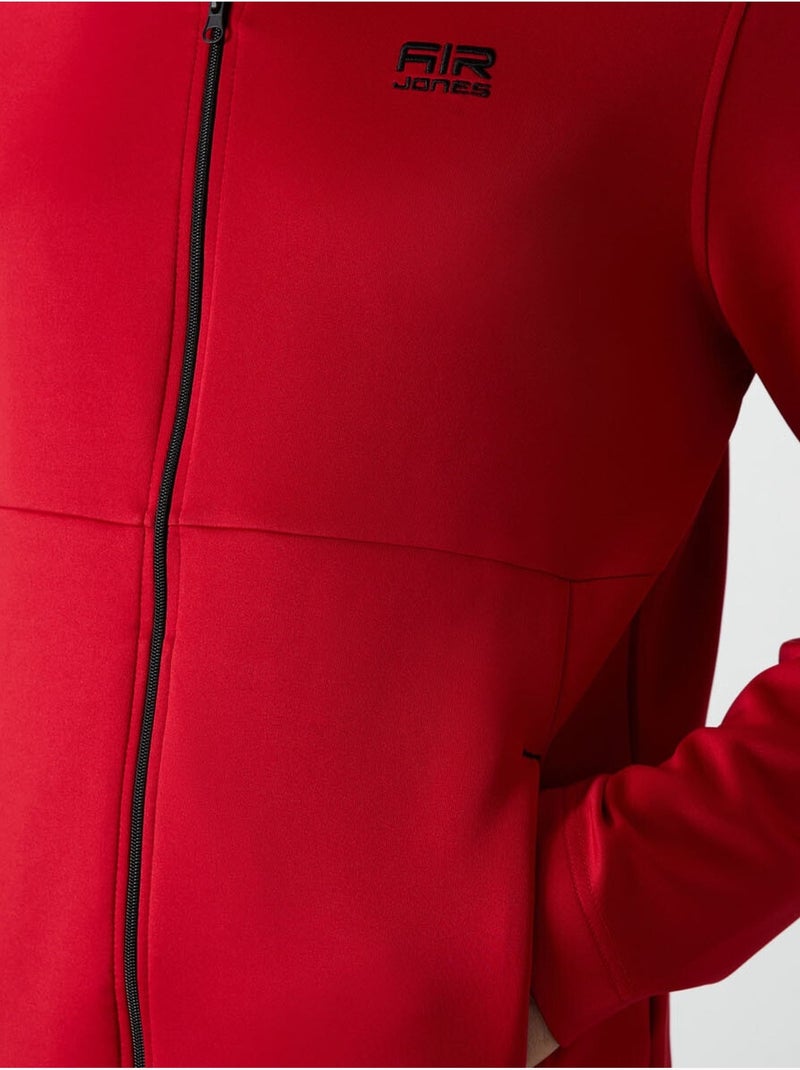 Set active da uomo in scuba di poliestere con collo con zip tommy Rosso - Kiabi