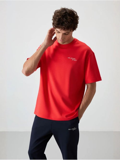 Set active in cotone-poliestere oversize da uomo tommy - Kiabi