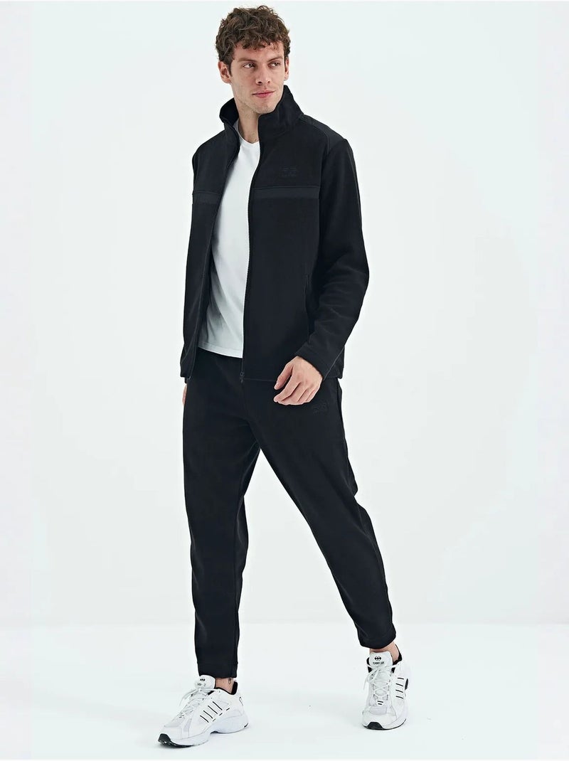 Set active in maglia di poliestere da uomo tommy Nero - Kiabi