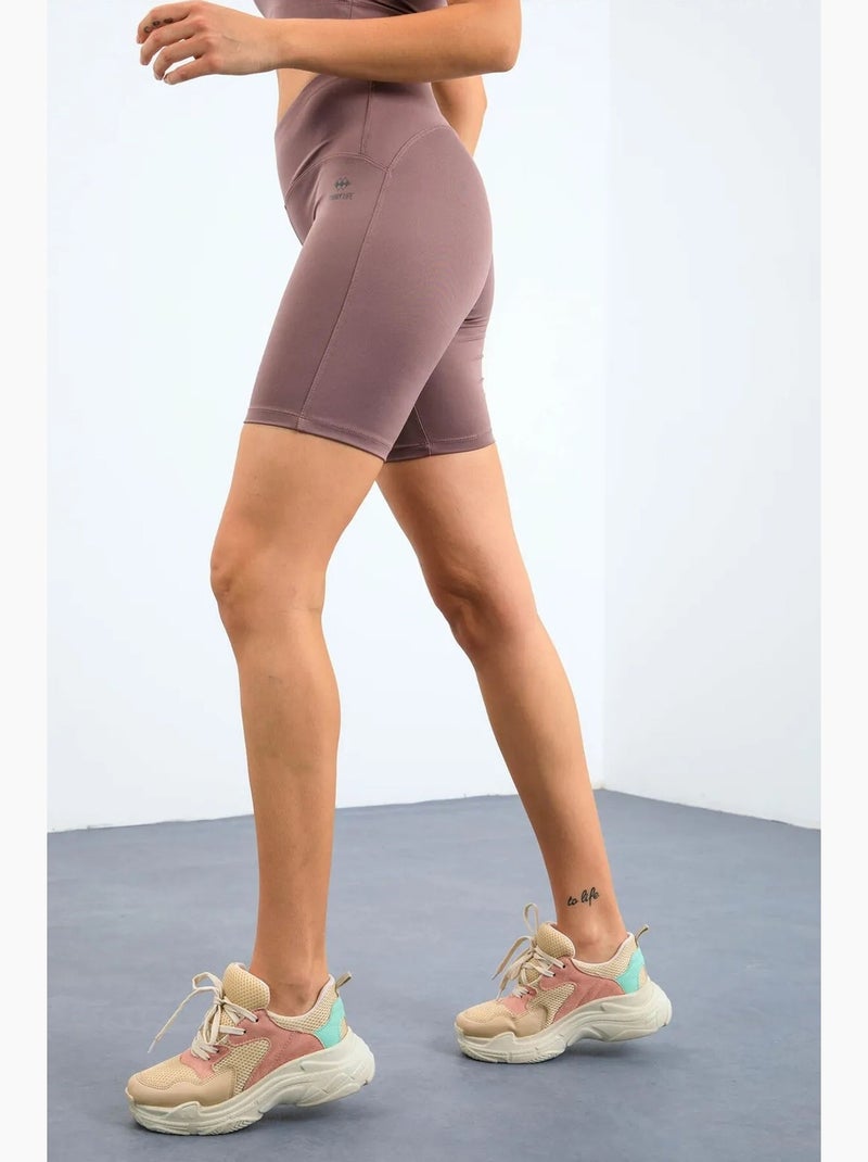Set active senza maniche con girocollo e shorts da ciclismo tommy Malva - Kiabi