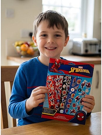 Set adesivi 5 fogli spiderman marvel