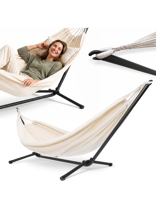 Set amaca da giardino hypermotion con struttura in acciaio – stile bohémien - Kiabi