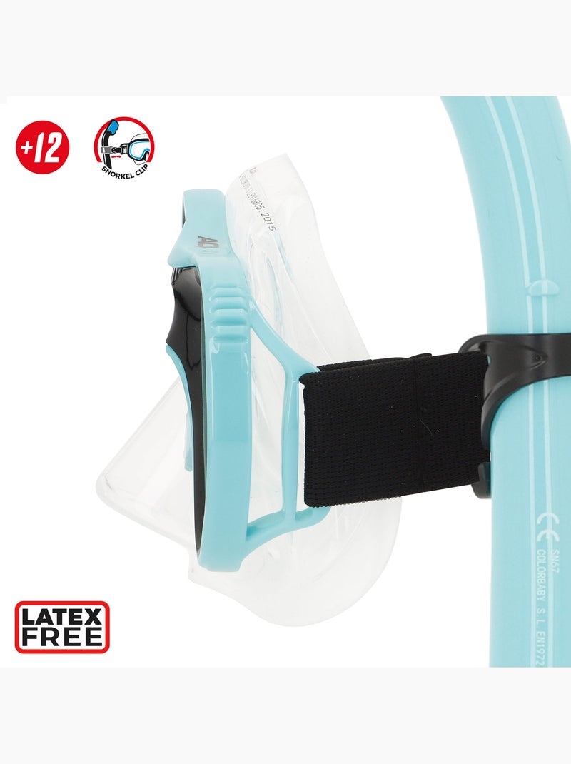 Set aqua sport con maschera di cristallo e tubo in silicone +12 anni N/D - Kiabi