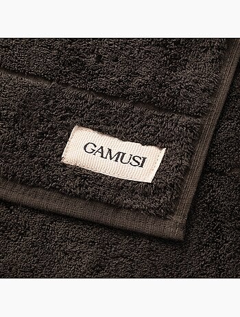 Set asciugamani doccia e viso 100% cotone, 600 g/m², con asola - Gamusi