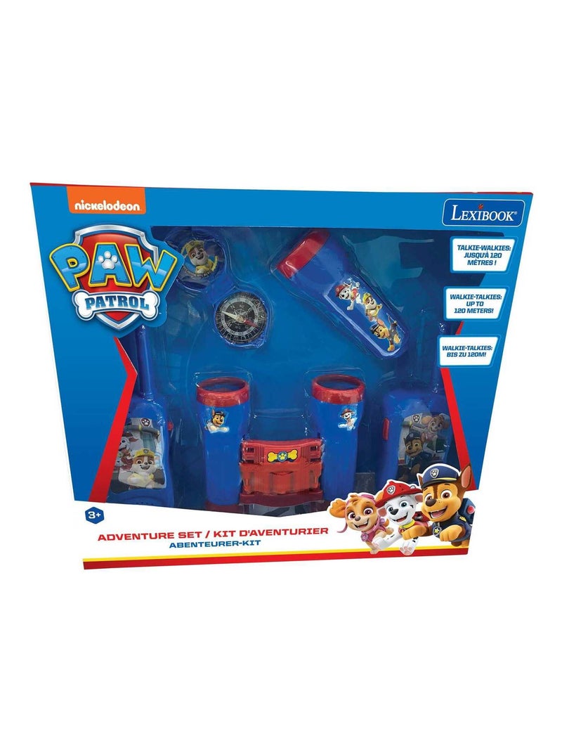 set avventura Paw Patrol con walkie-talkie fino a 120 m, binocolo e bussola N/D - Kiabi