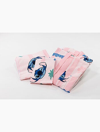 Set Bagno Bambino Stitch Disney – Accappatoio Cappuccio + Asciugamano 50x100 cm + Guanto Ba