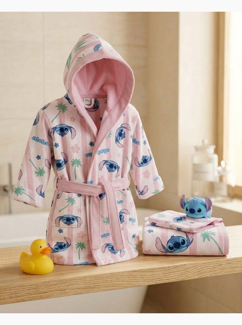 Set Bagno Bambino Stitch Disney – Accappatoio Cappuccio + Asciugamano 50x100 cm + Guanto Ba - Kiabi Set Bagno Bambino Stitch Disney – Accappatoio Cappuccio + Asciugamano 50x100 cm + Guanto Ba - Kiabi