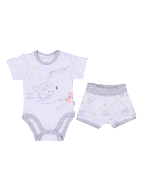 Set bébé body et shorty en coton bio | kitikate | kitikate - Kiabi Set bébé body et shorty en coton bio | kitikate | kitikate - Kiabi
