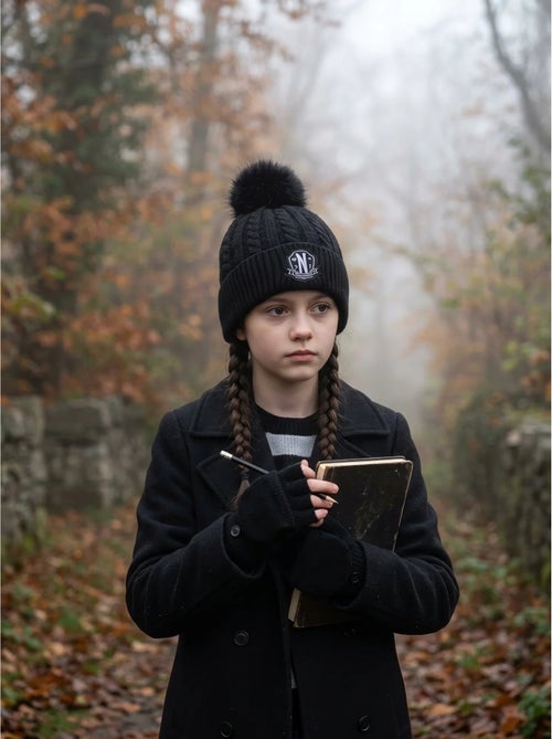 Set berretto e guanti wednesday netflix - Kiabi