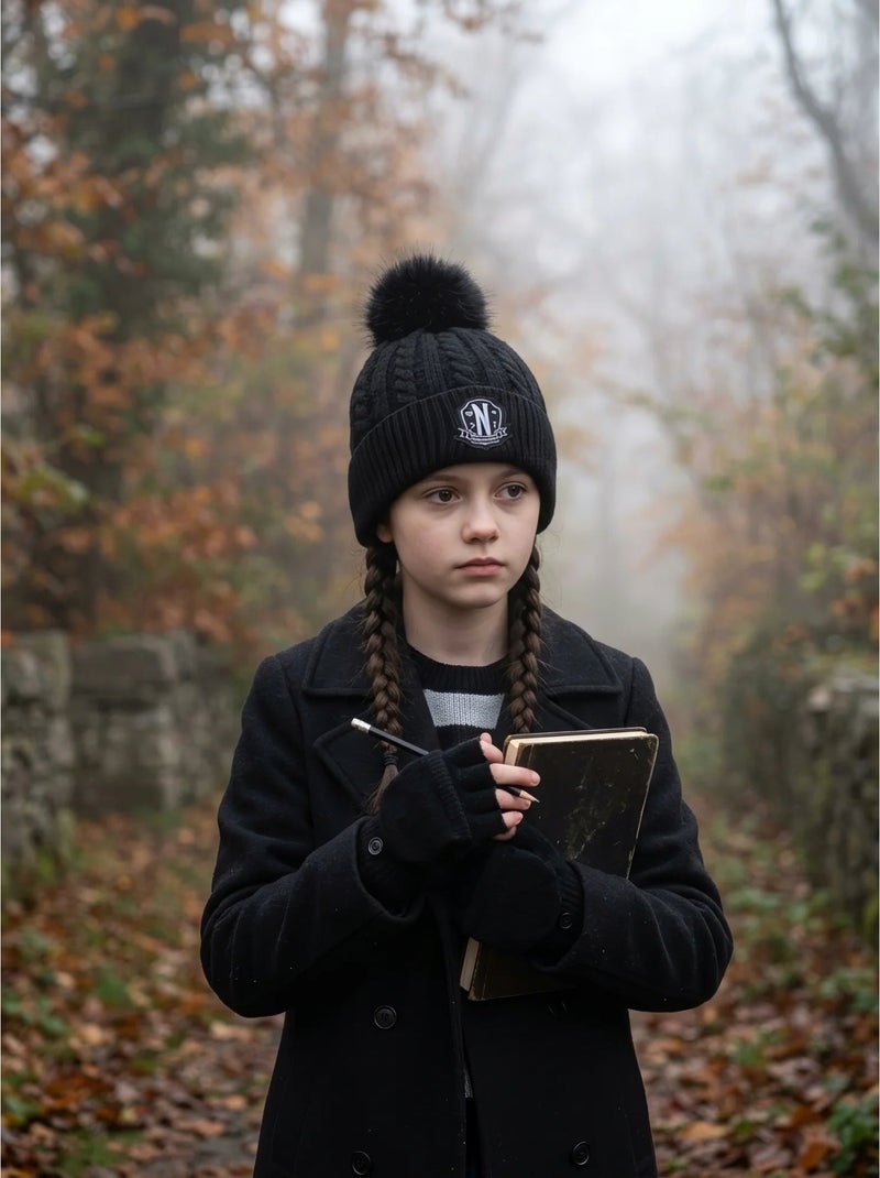 Set berretto e guanti wednesday netflix Multicolore - Kiabi