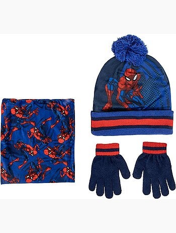Set berretto, guanti e snood bambino Spider-Man Marvel – Taglia unica