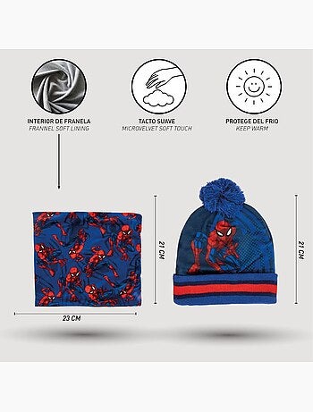 Set berretto, guanti e snood bambino Spider-Man Marvel – Taglia unica