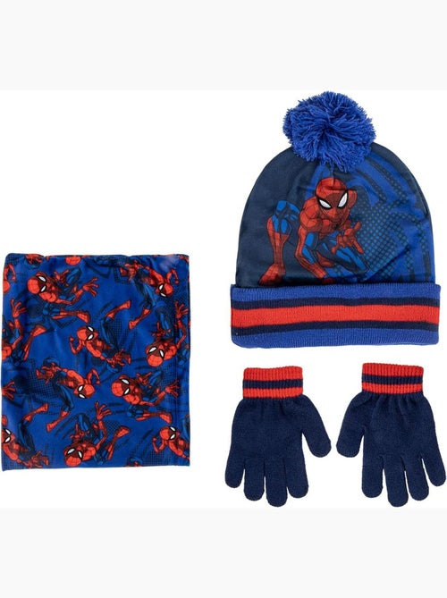 Set berretto, guanti e snood bambino Spider-Man Marvel – Taglia unica - Kiabi