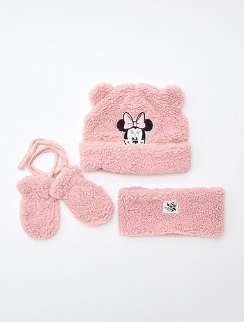 Set berretto + guanti + scaldacollo 'Minnie' 'Disney'