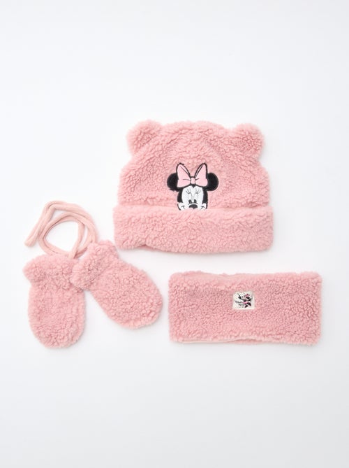 Set berretto + guanti + scaldacollo 'Minnie' 'Disney' - Kiabi