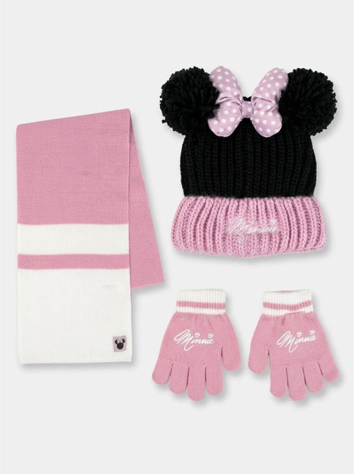 Set berretto guanti sciarpa bambino 3 pezzi minnie disney - Kiabi