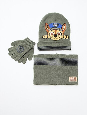 Set berretto + scaldacollo + guanti 'Paw Patrol' - 3 pezzi