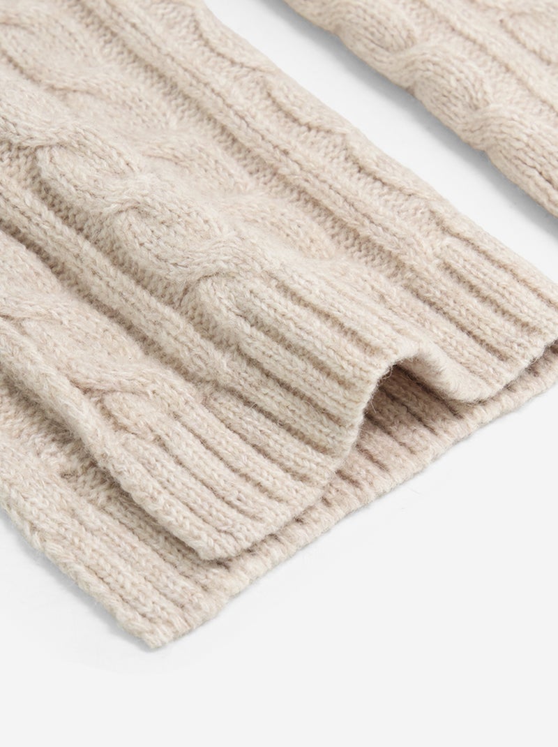 Set berretto + sciarpa - 2 pezzi Beige - Kiabi