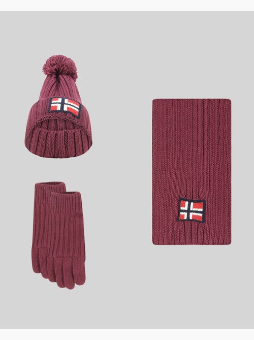 Set berretto, sciarpa e guanti wamilla xamilla zamilla – geographical norway - Kiabi