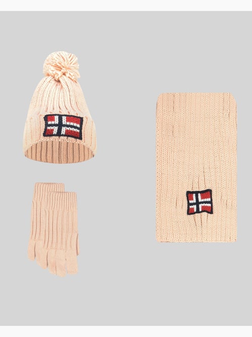 Set berretto, sciarpa e guanti wamilla xamilla zamilla – geographical norway - Kiabi