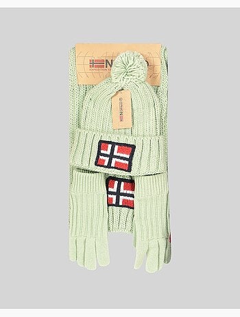 Set berretto, sciarpa e guanti wamilla xamilla zamilla – geographical norway