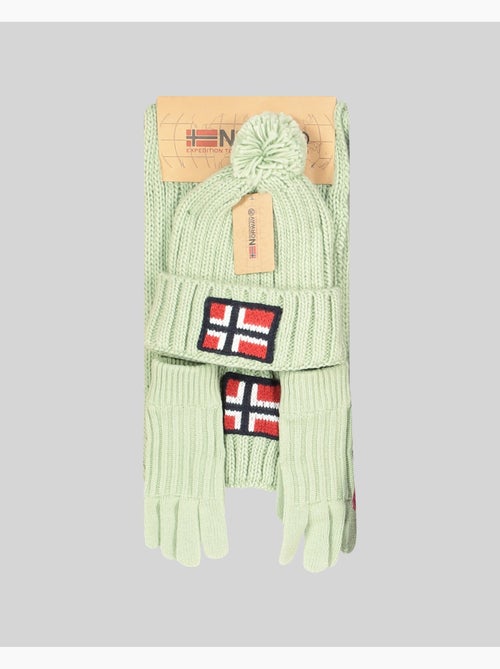 Set berretto, sciarpa e guanti wamilla xamilla zamilla – geographical norway - Kiabi