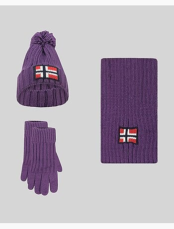 Set berretto, sciarpa e guanti wamilla xamilla zamilla – geographical norway