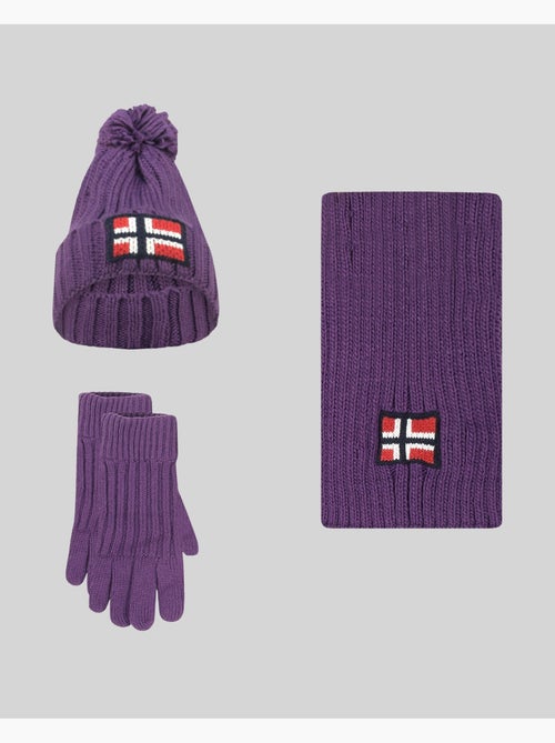 Set berretto, sciarpa e guanti wamilla xamilla zamilla – geographical norway - Kiabi