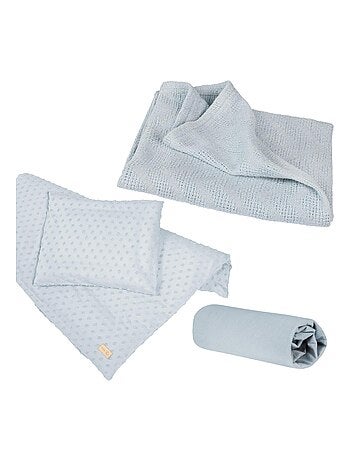 Set biancheria culla – copripiumino + federa + lenzuolo + copertina in cotone bio "Roba Lil Planet