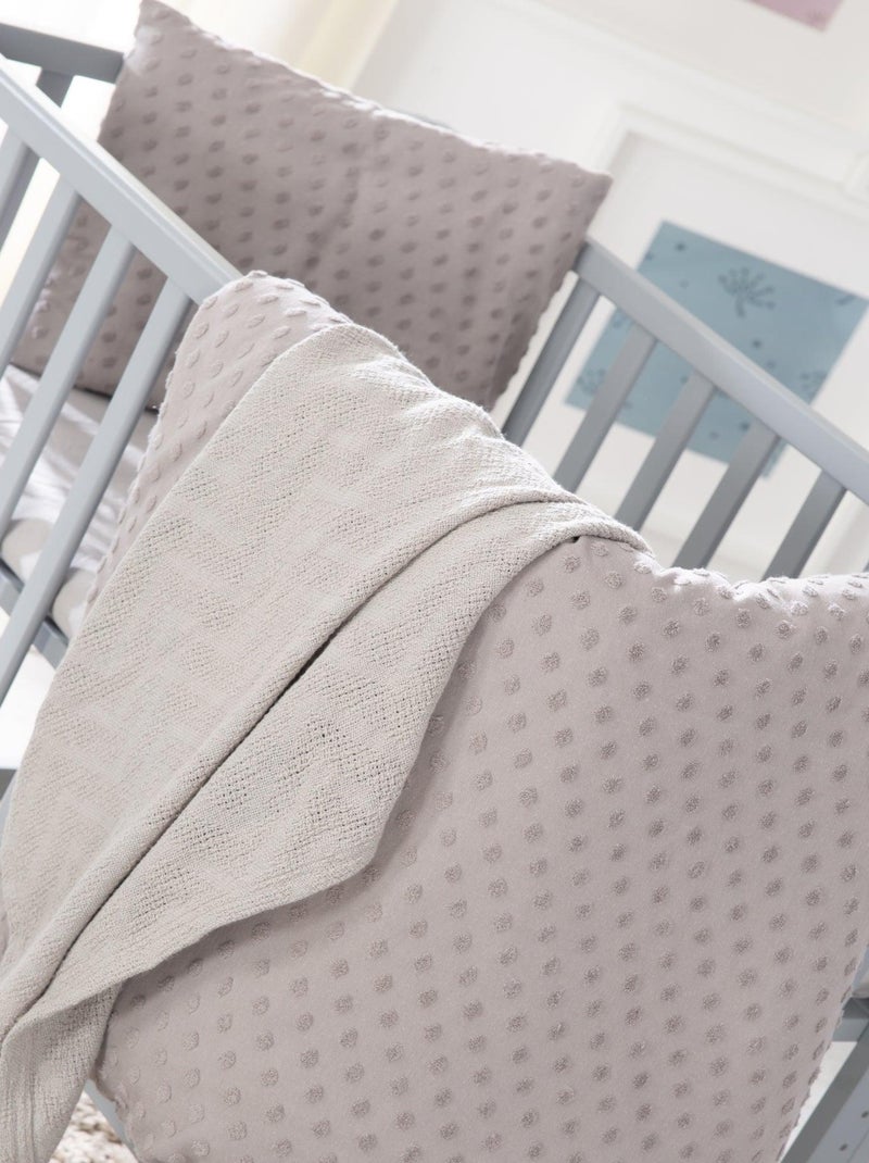 Set biancheria culla – copripiumino + federa + lenzuolo + copertina in cotone bio "Roba Lil Planet" Grigio - Kiabi