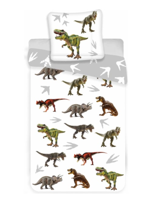 Set biancheria da letto in cotone per bebè Dinosauri - Kiabi Set biancheria da letto in cotone per bebè Dinosauri - Kiabi