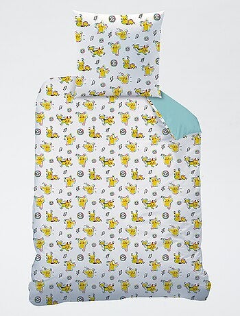 Set biancheria da letto 'Pokemon' 2 pezzi 1 persona: copripiumino + federa
