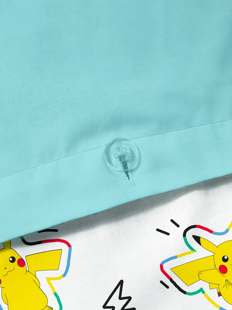Set biancheria da letto 'Pokemon' 2 pezzi 1 persona: copripiumino + federa Blu - Kiabi