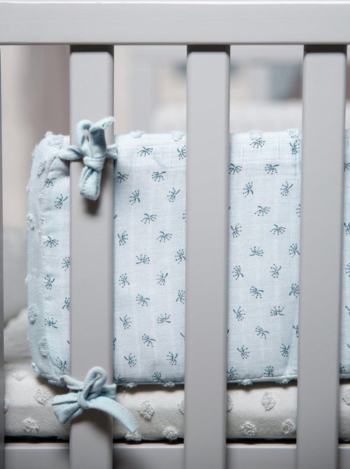 Set biancheria letto bambino in cotone bio – copripiumino + federa + lenzuolo + paracolpi - Kiabi