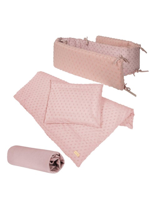 Set biancheria letto bambino in cotone bio – copripiumino + federa + lenzuolo + paracolpi - Kiabi