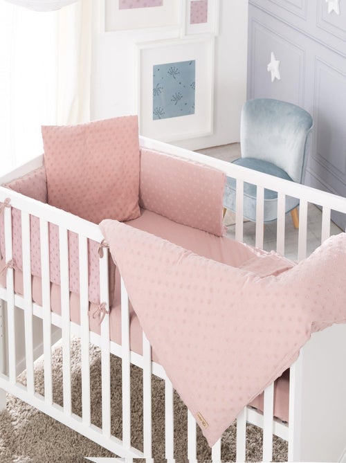 Set biancheria letto bambino in cotone bio – copripiumino + federa + lenzuolo + paracolpi - Kiabi