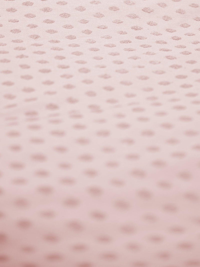 Set biancheria letto bambino in cotone bio – copripiumino + federa + lenzuolo + paracolpi Rosa pastello - Kiabi