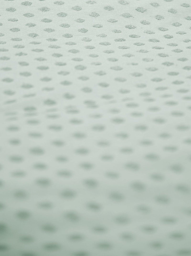Set biancheria letto bambino in cotone bio – copripiumino + federa + lenzuolo + paracolpi Verde acqua - Kiabi