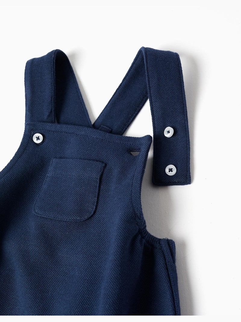 Set body a righe + pagliaccetto in piqué Blu scuro - Kiabi