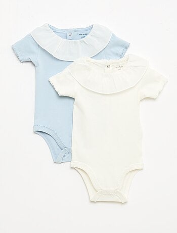 Set body con colletto alla Claudine - 2 pezzi