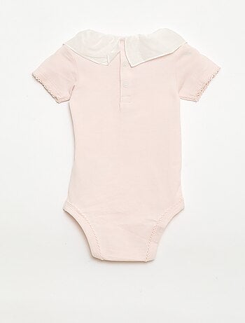 Set body con colletto alla Claudine - 2 pezzi