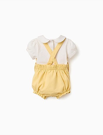 Set body e pagliaccetto in cotone B&S