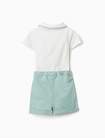 Set body e pantaloncini in cotone