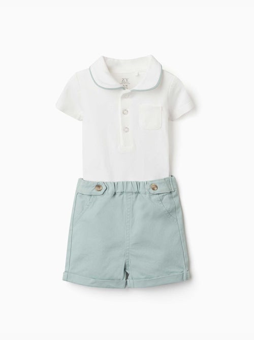 Set body e pantaloncini in cotone - Kiabi Set body e pantaloncini in cotone - Kiabi